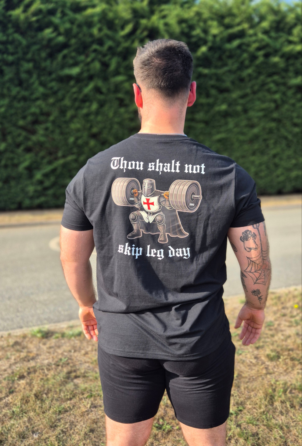 Signature Thou Shalt Not Skip Leg Day Tee